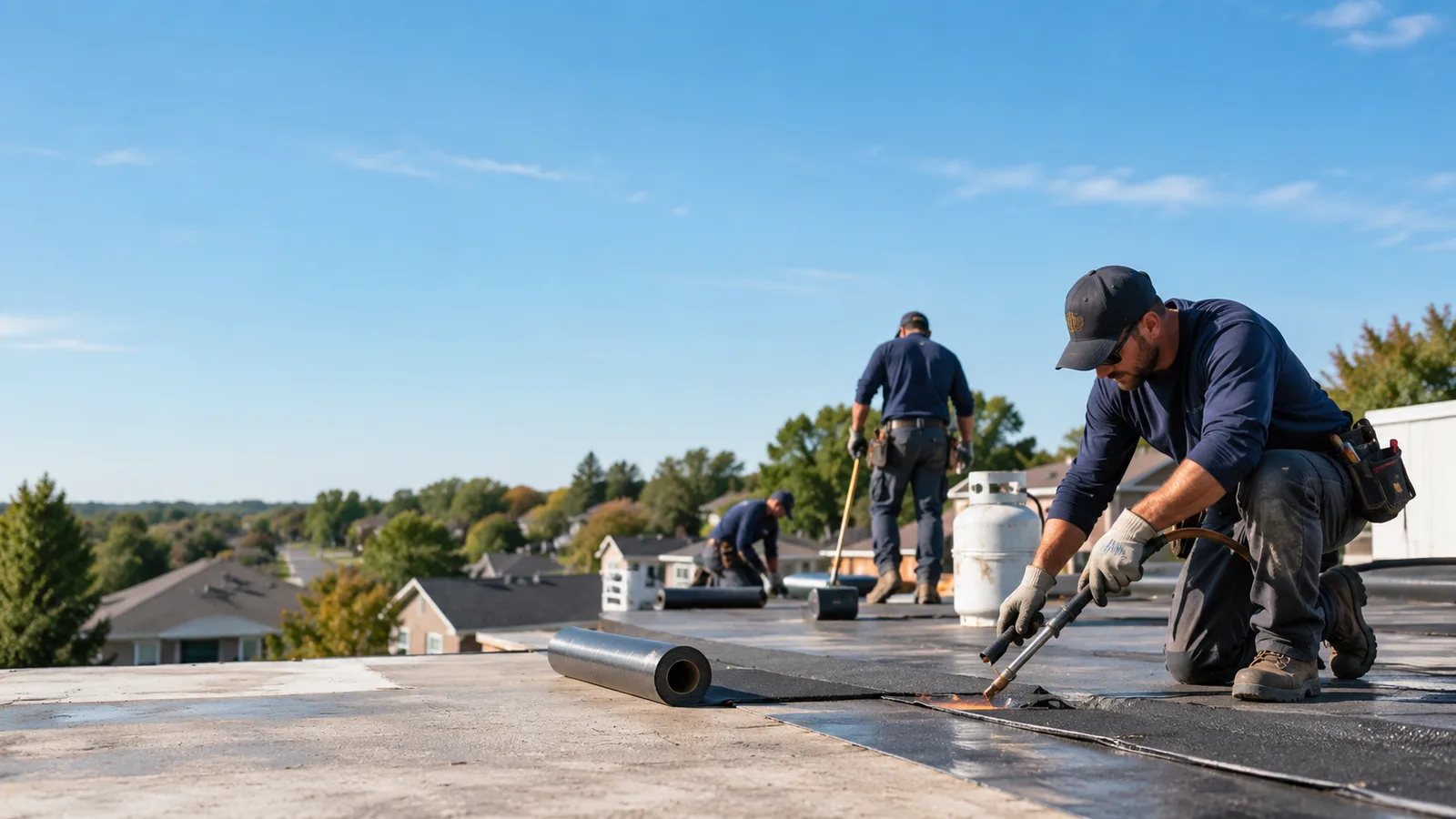Flat Roof Leak Repair providers in Broadlands, IL